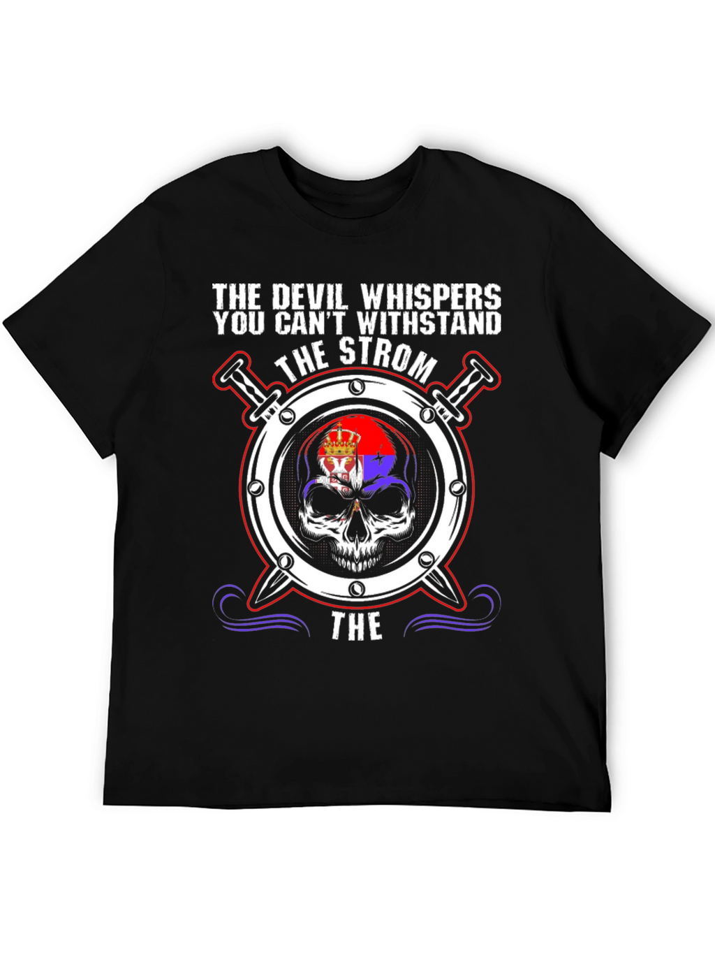 Devil Whispers Skull T-Shirt