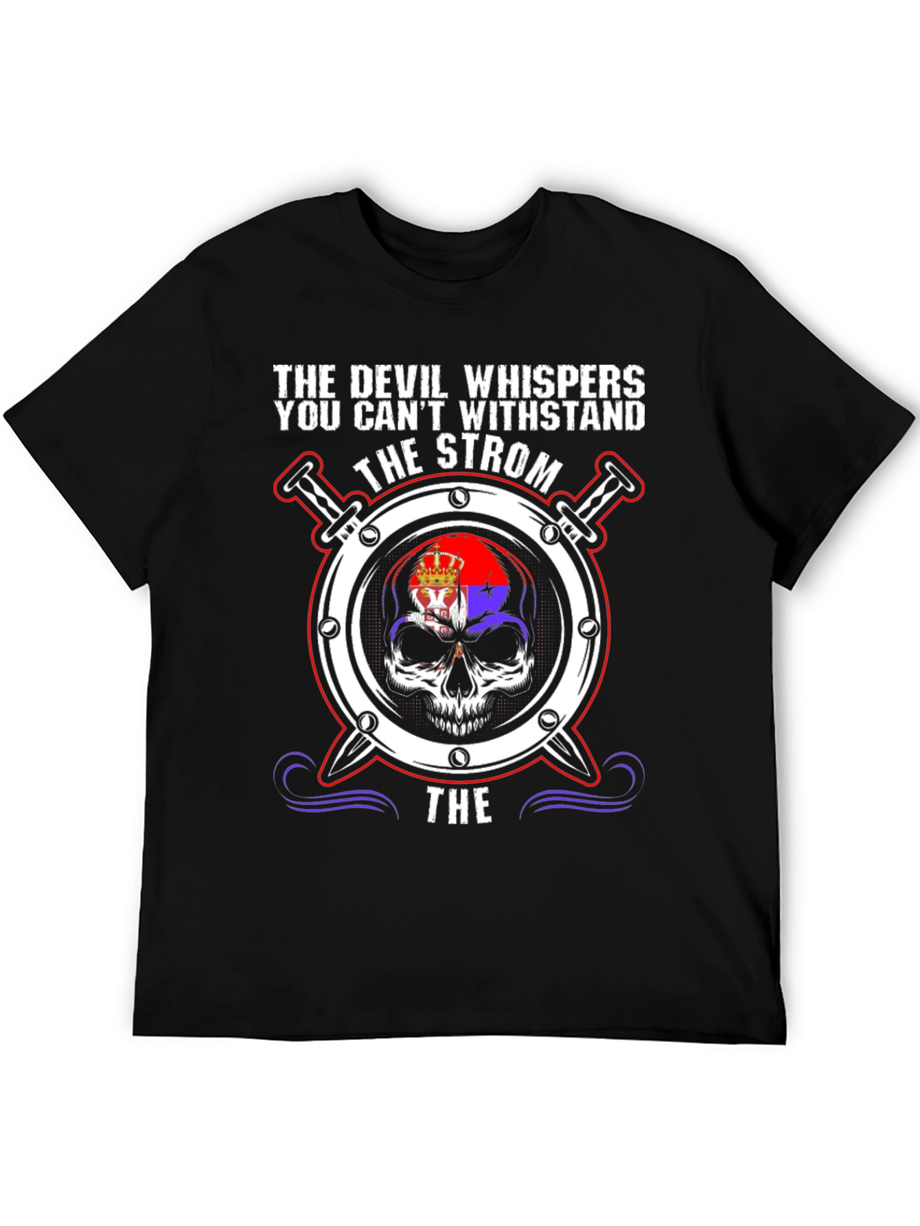Devil Whispers Skull T-Shirt
