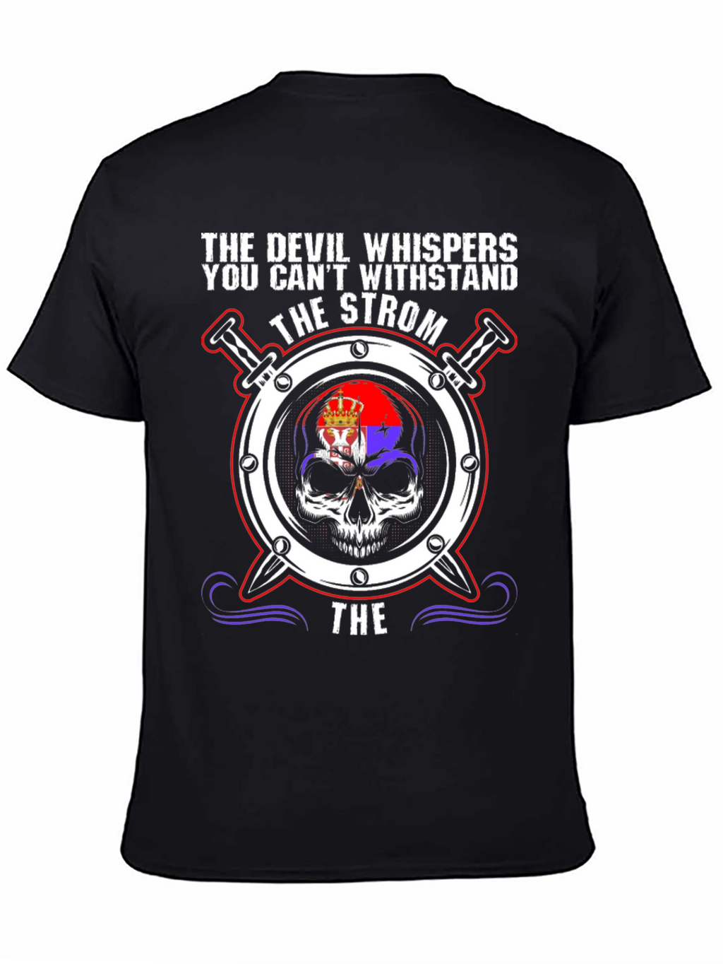 Devil Whispers Skull T-Shirt