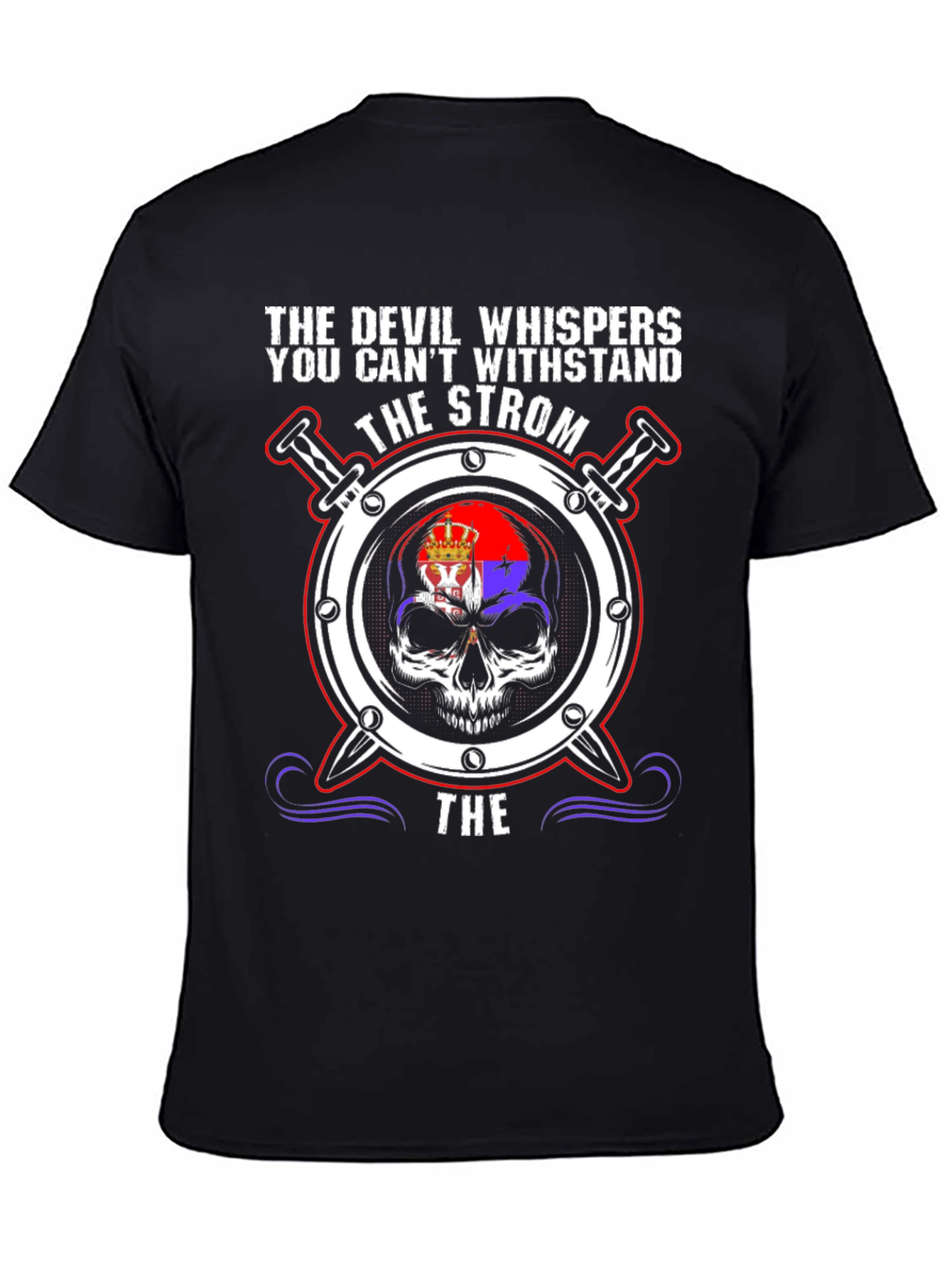 Devil Whispers Skull T-Shirt