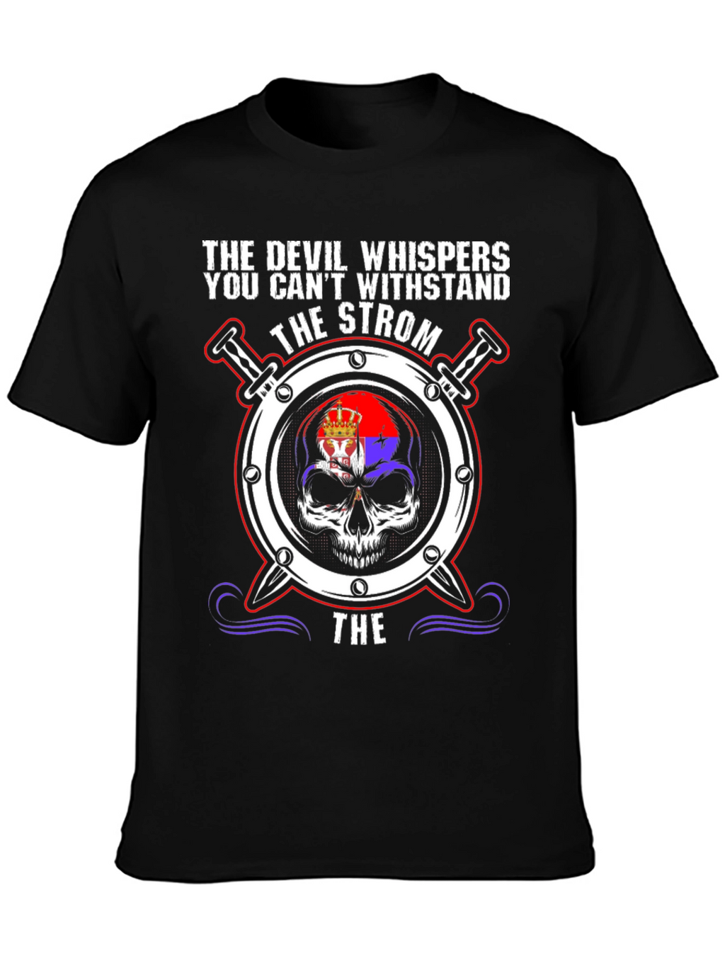 Devil Whispers Skull T-Shirt