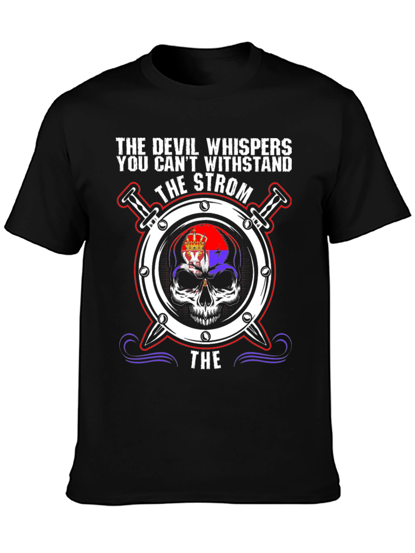 Devil Whispers Skull T-Shirt