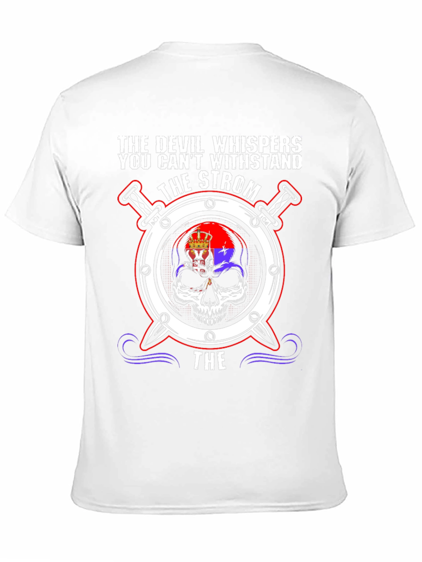 Devil Whispers Skull T-Shirt