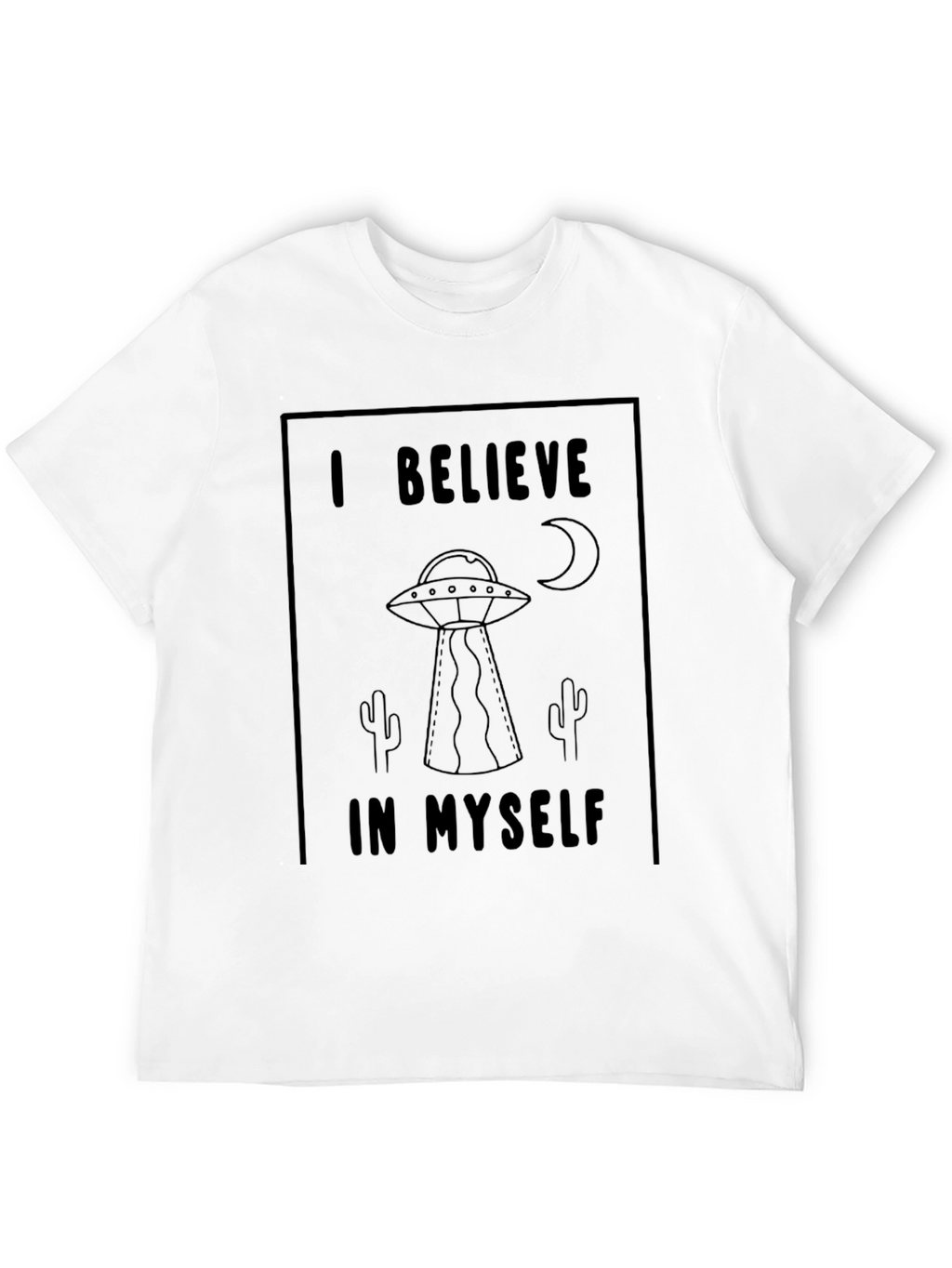 I Believe T-Shirt Alien UFO Graphic Tee