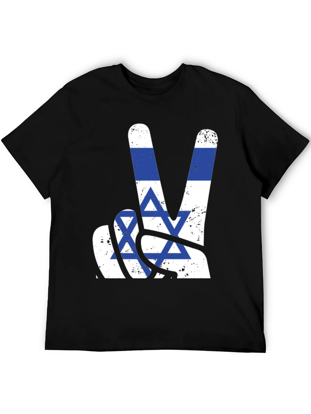 Israel Flag Peace Sign T-Shirt
