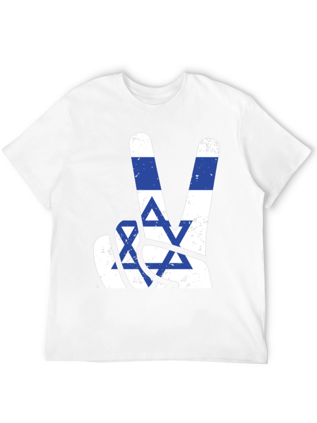 Israel Flag Peace Sign T-Shirt