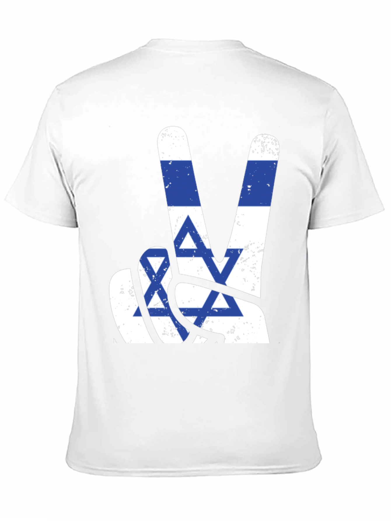 Israel Flag Peace Sign T-Shirt