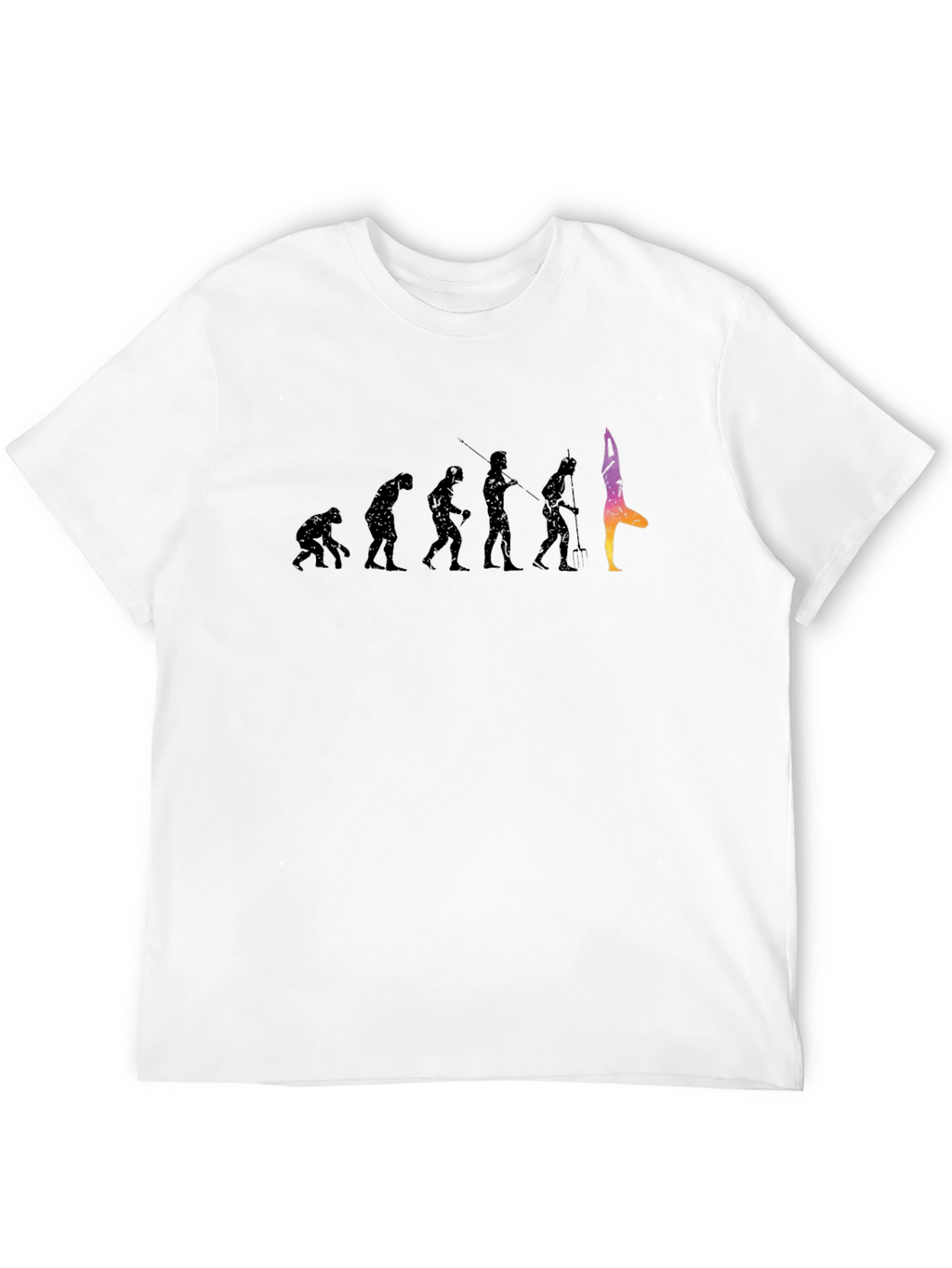 Evolution of Yoga Black T-Shirt
