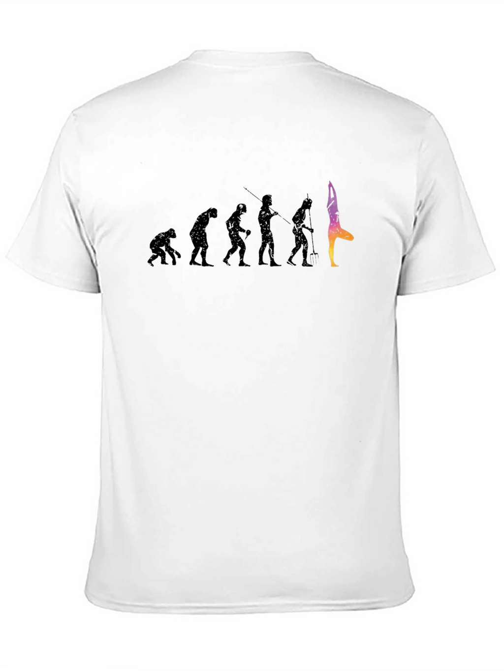 Evolution of Yoga Black T-Shirt