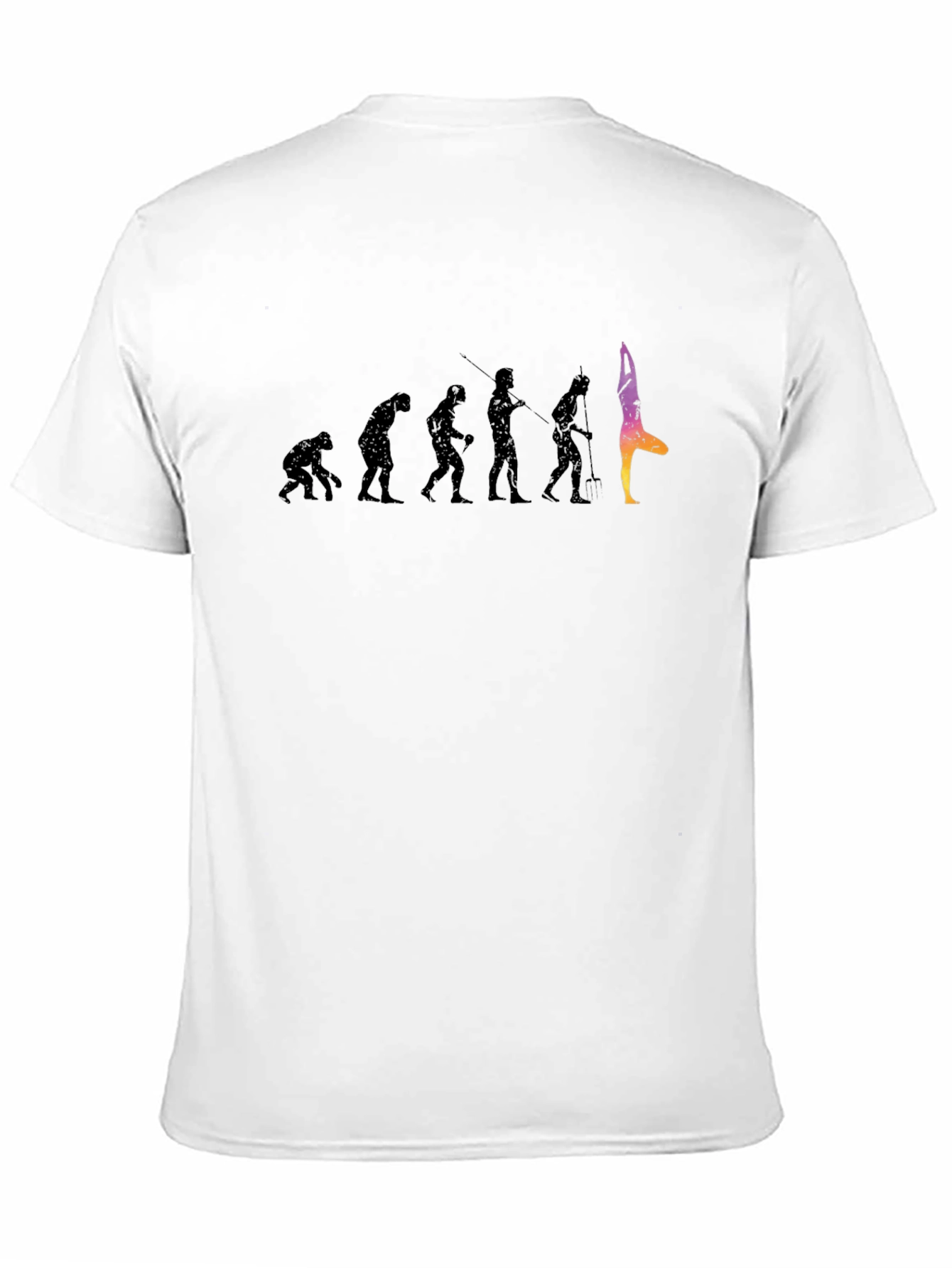 Evolution of Yoga Black T-Shirt