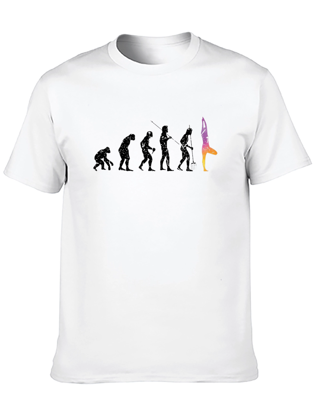 Evolution of Yoga Black T-Shirt