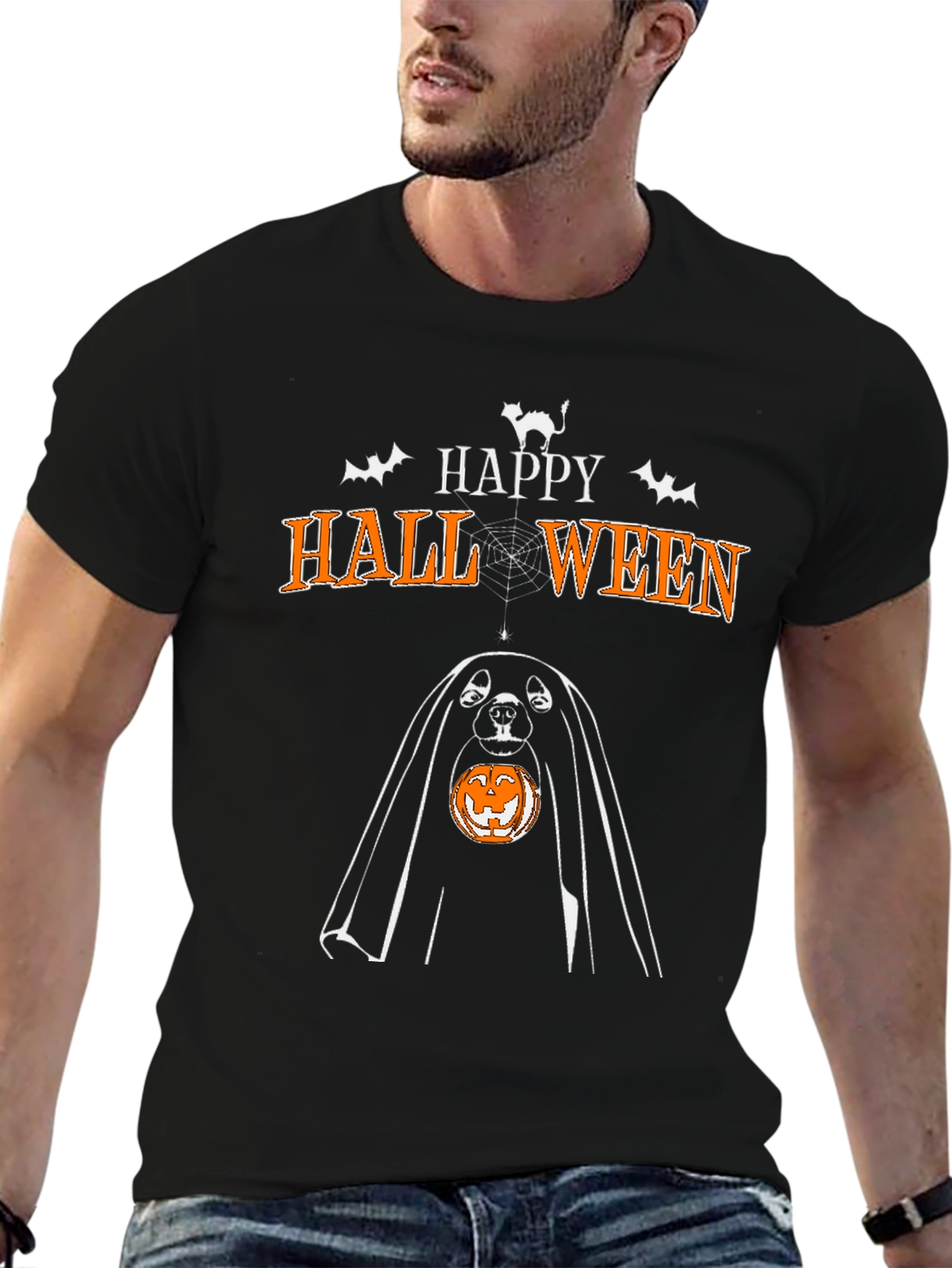 Happy Hallween Pig Ghost T-Shirt