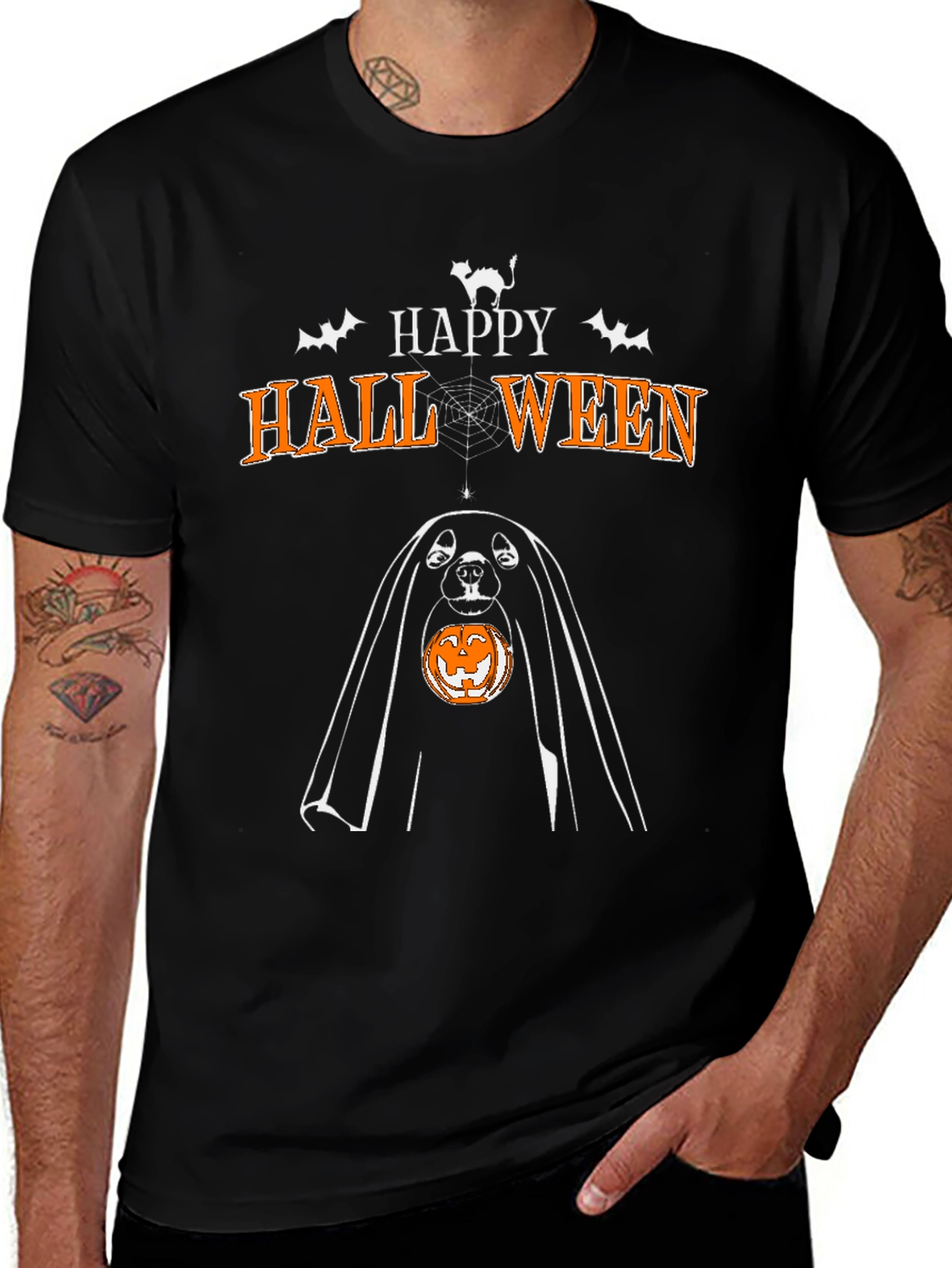 Happy Hallween Pig Ghost T-Shirt