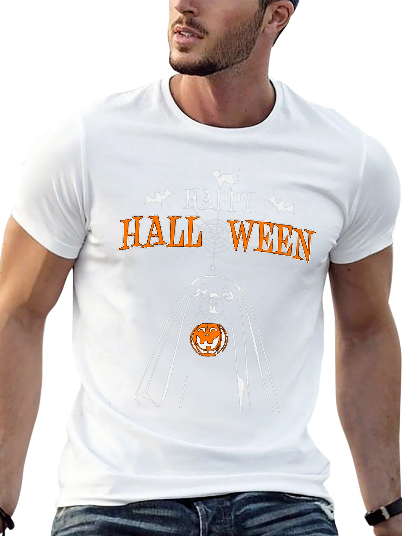 Happy Hallween Pig Ghost T-Shirt