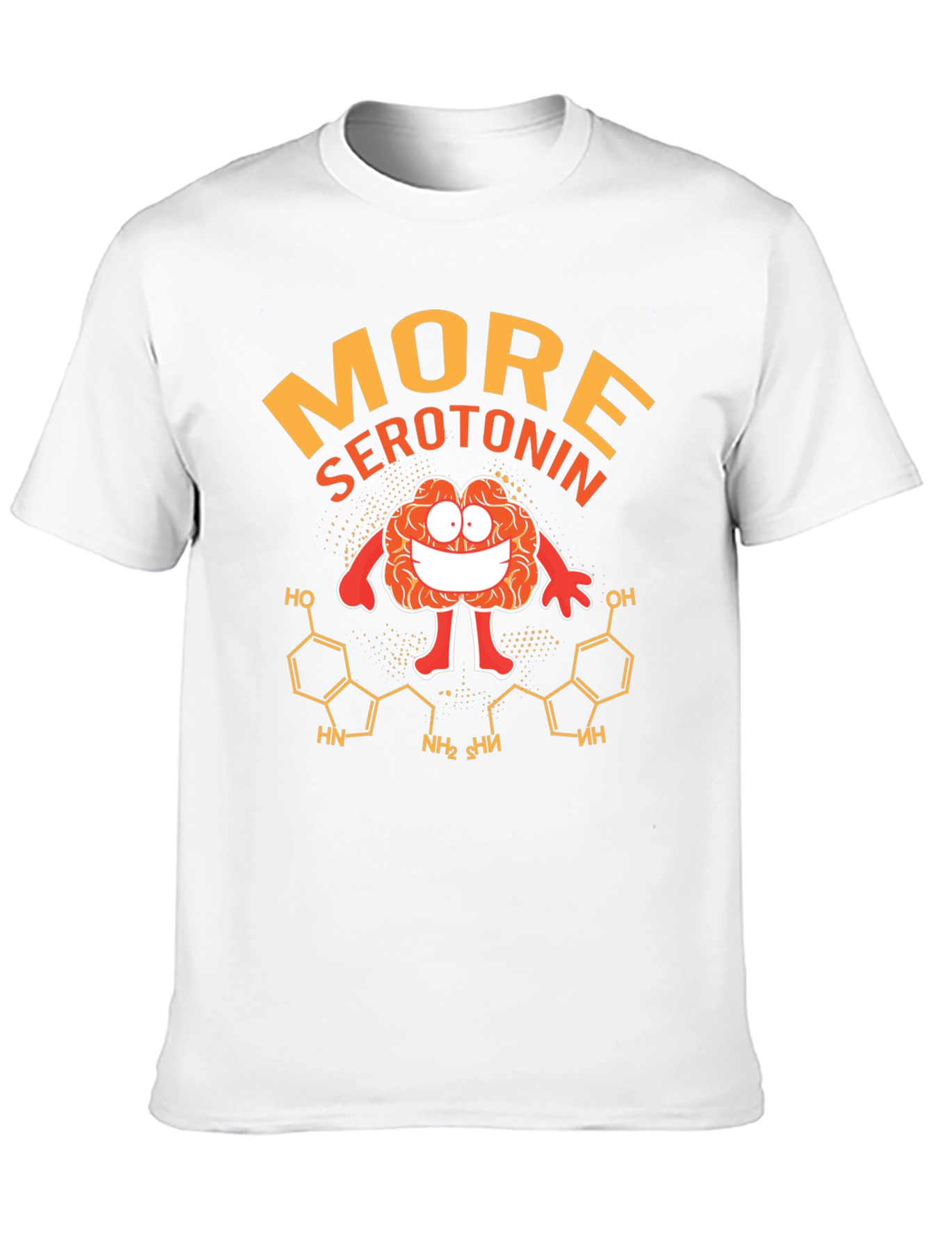 More Serotonin Black Graphic T-Shirt