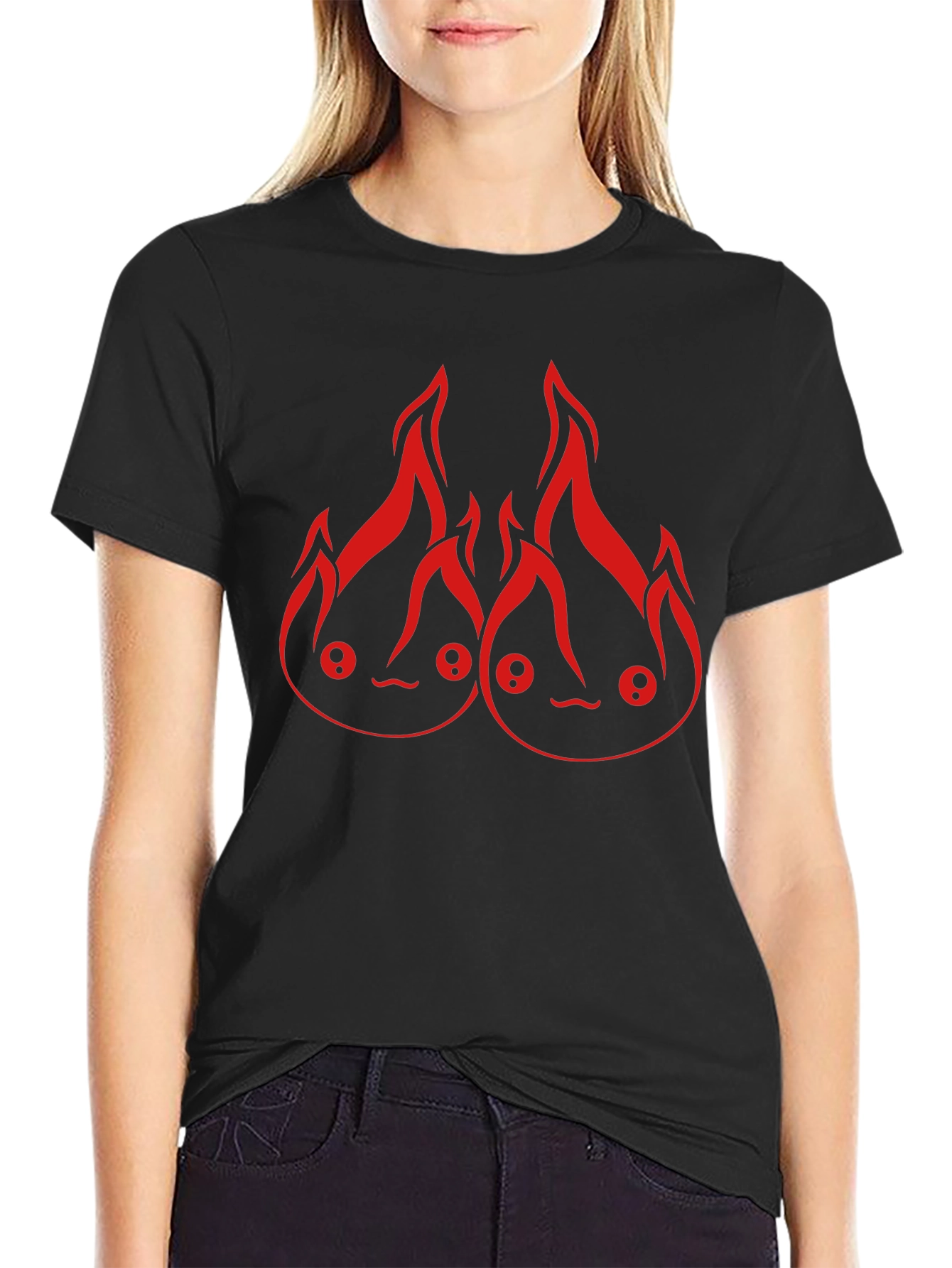 Calcifer Fire Spirit Graphic T-Shirt
