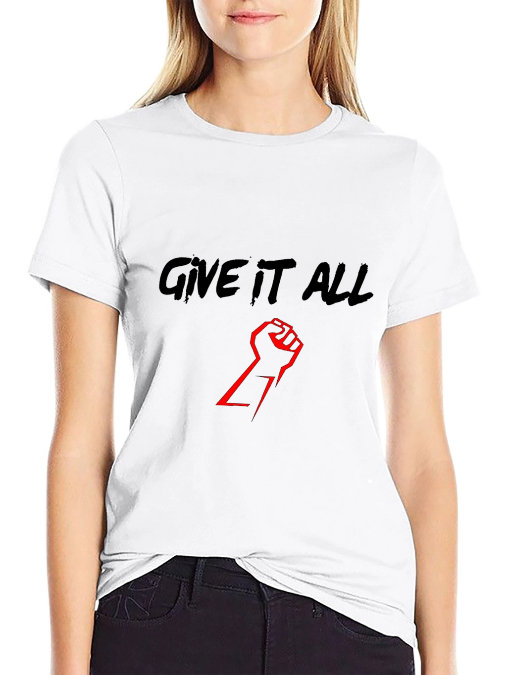 Give It All Black T-Shirt