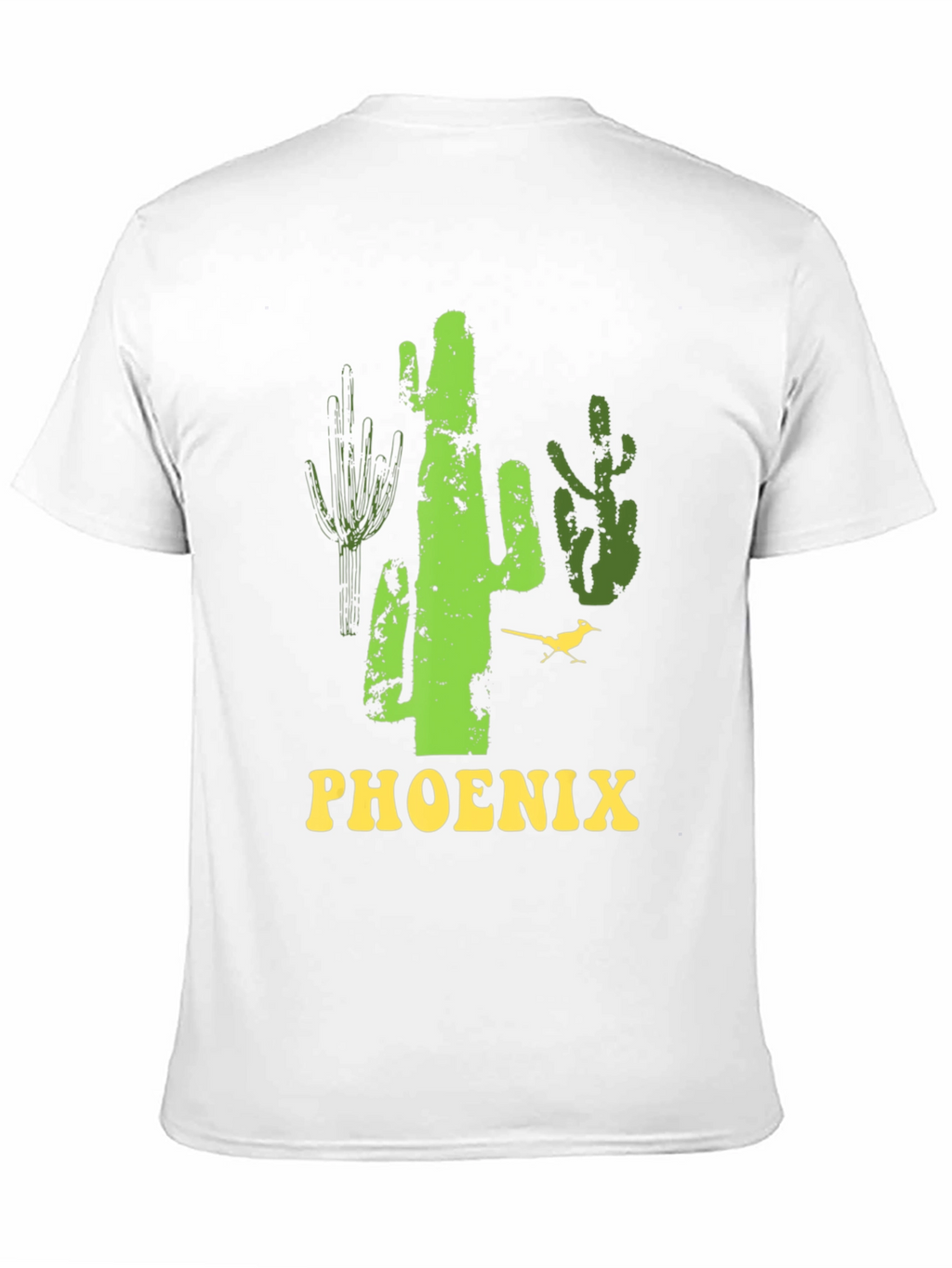 Phoenix Cactus Graphic Tee - Desert Style Shirt