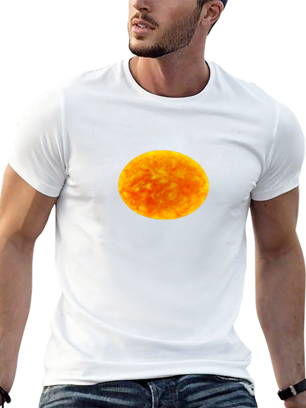 Solar Orb T-Shirt - Black Cotton Blend