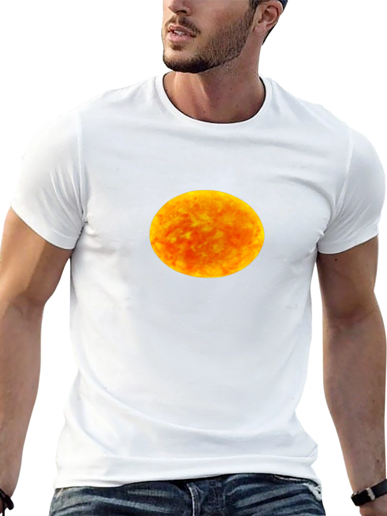Solar Orb T-Shirt - Black Cotton Blend