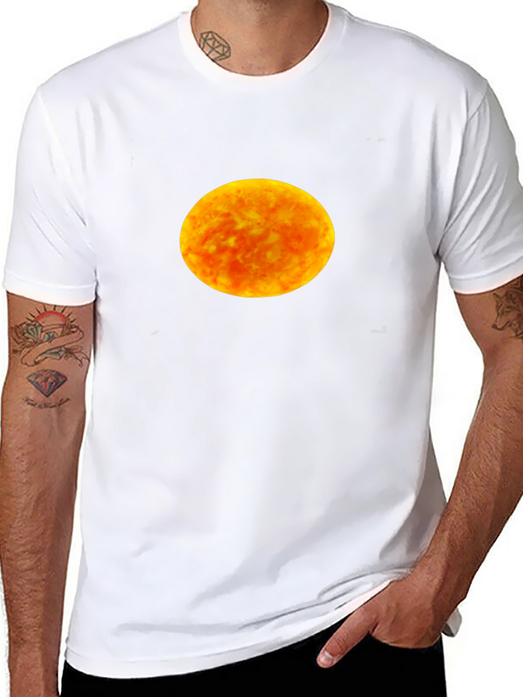 Solar Orb T-Shirt - Black Cotton Blend