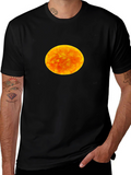 Solar Orb T-Shirt - Black Cotton Blend