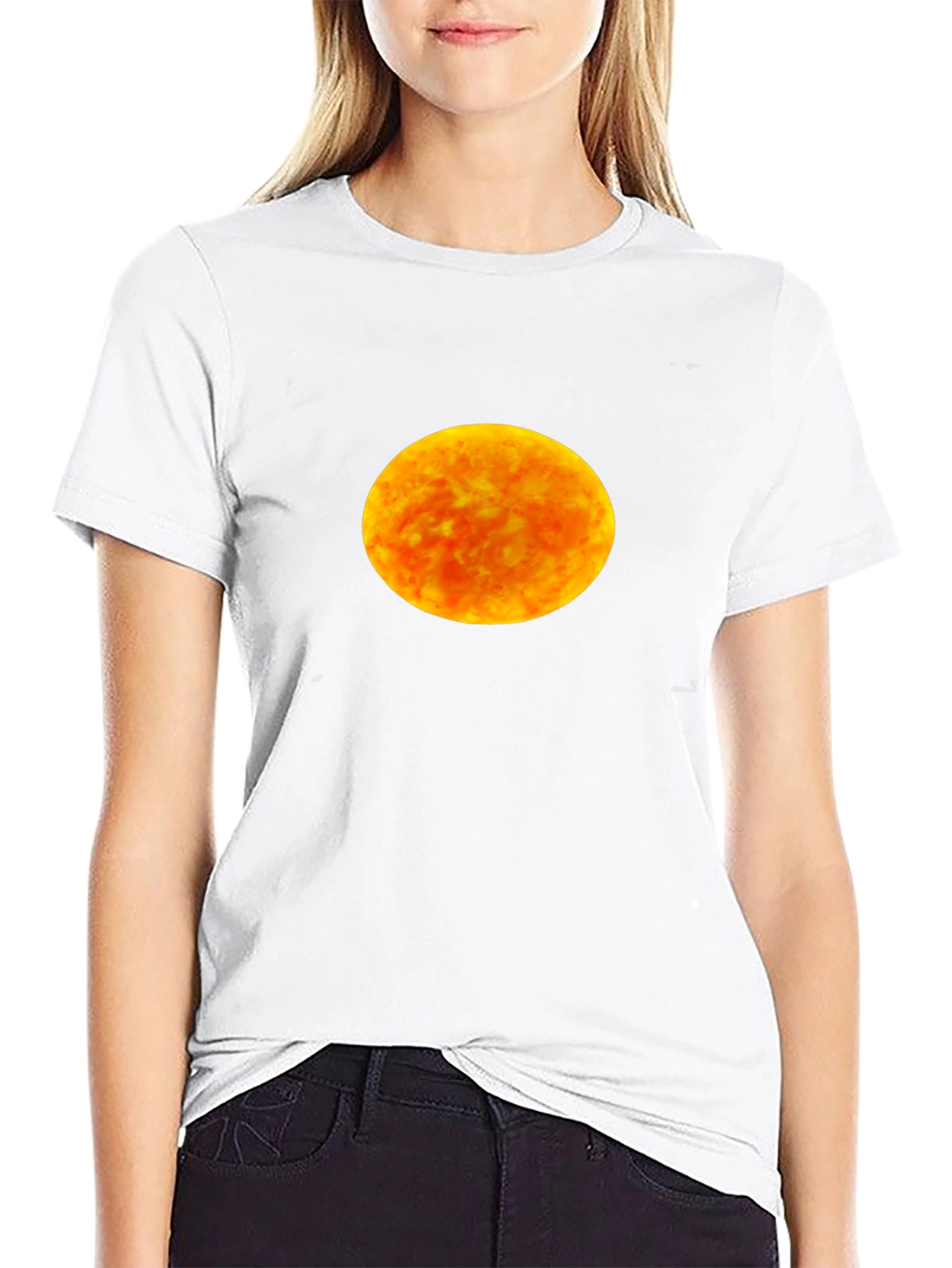 Solar Orb T-Shirt - Black Cotton Blend