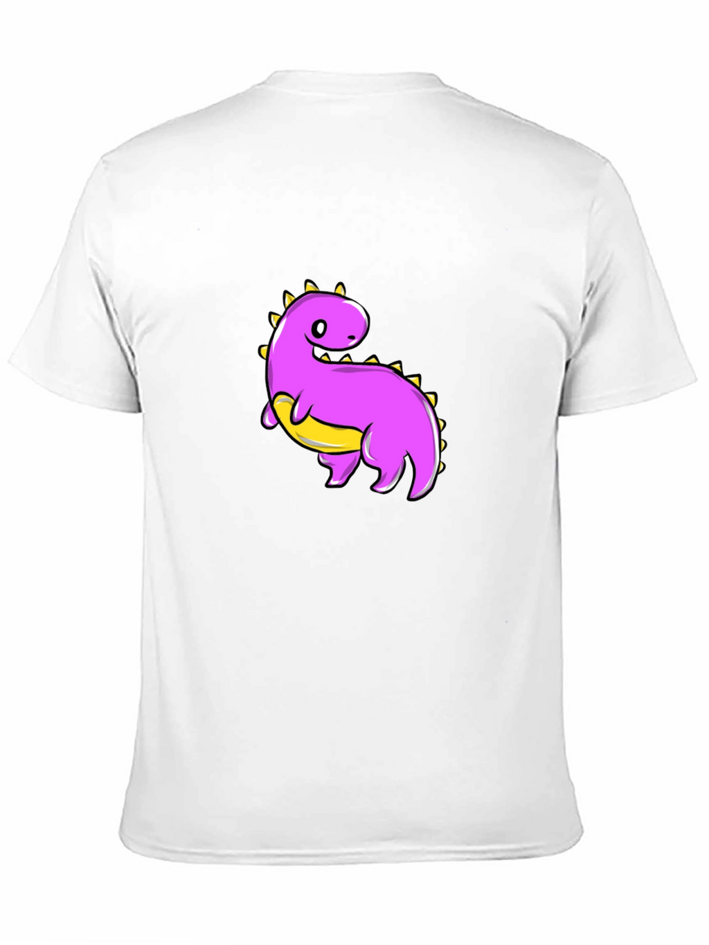 Cute Dinosaur Graphic Tee - Black T-Shirt