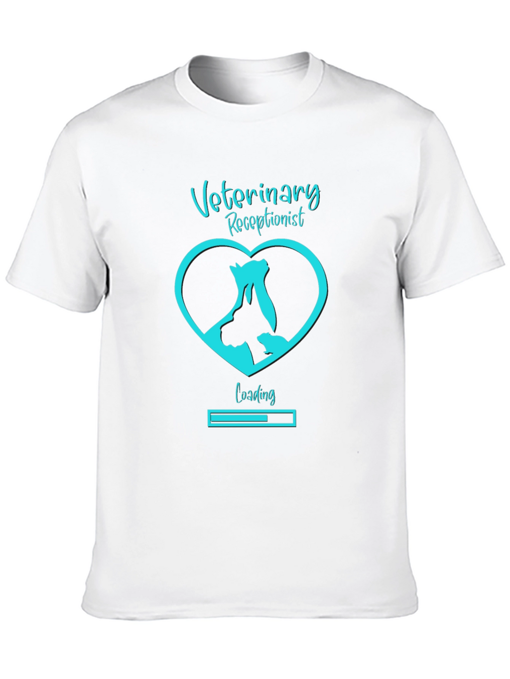 Veterinary Receptionist Loading T-Shirt