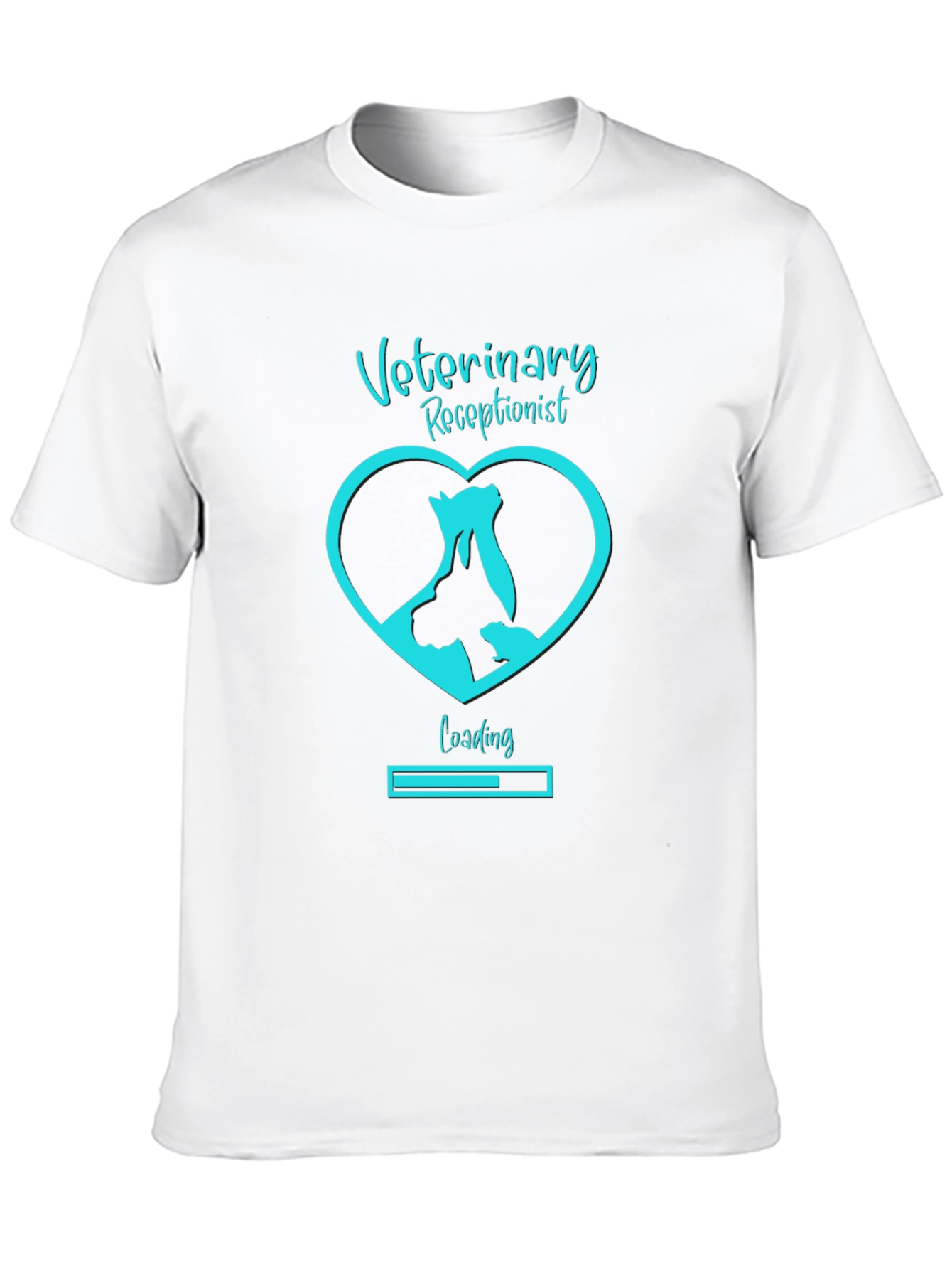 Veterinary Receptionist Loading T-Shirt