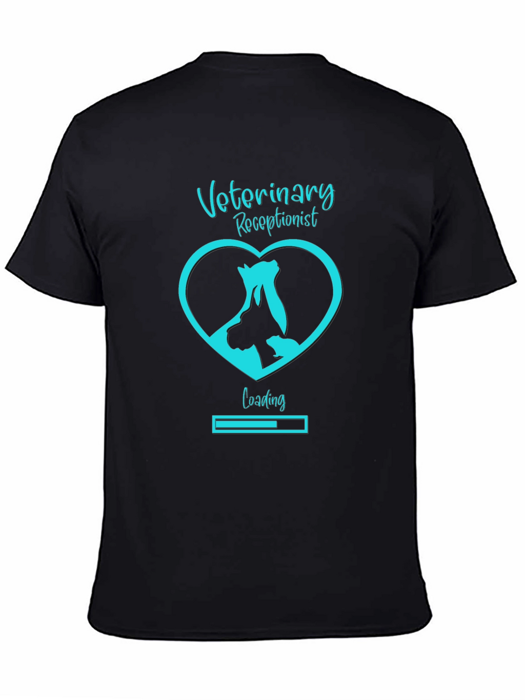 Veterinary Receptionist Loading T-Shirt