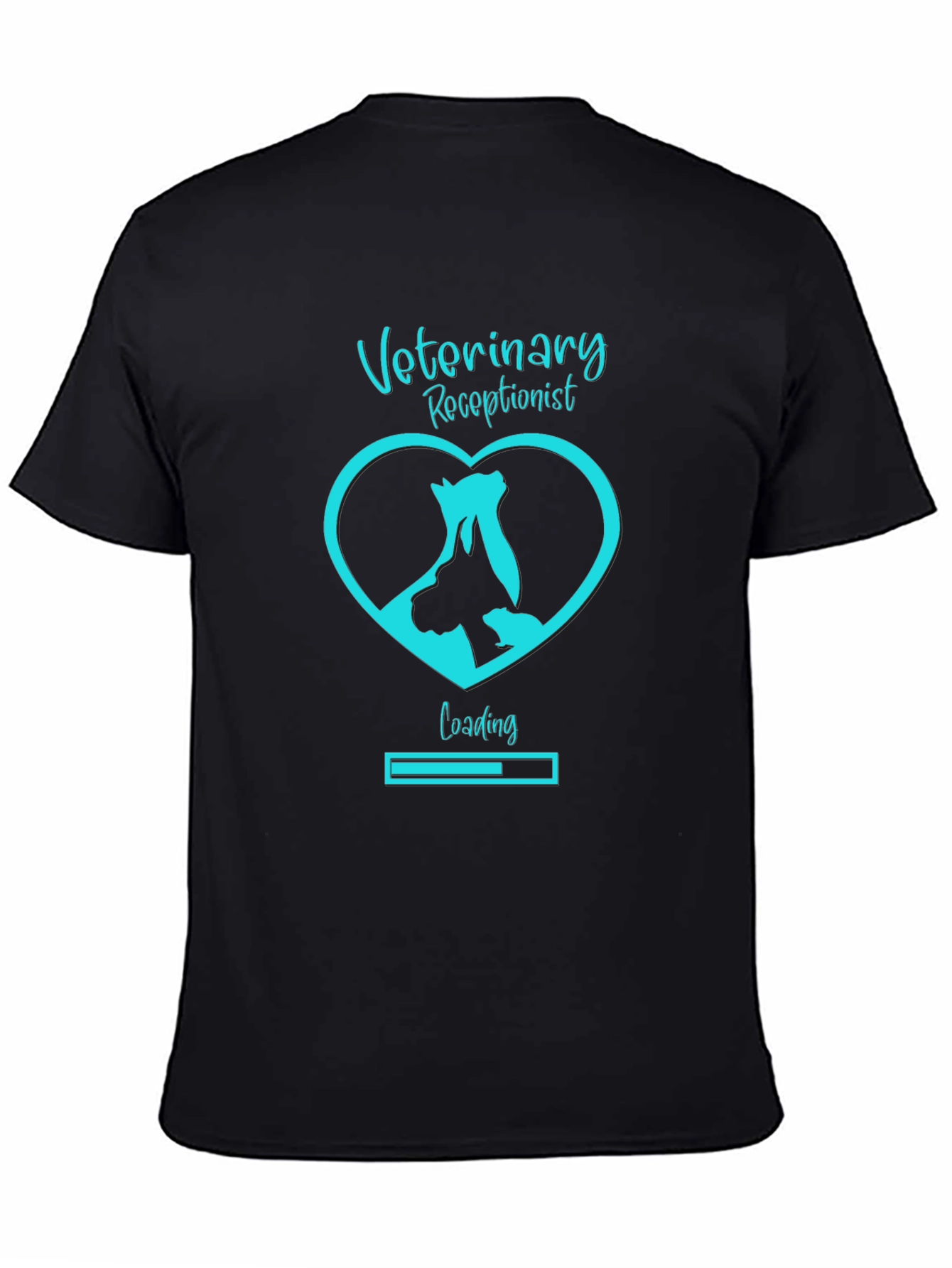 Veterinary Receptionist Loading T-Shirt