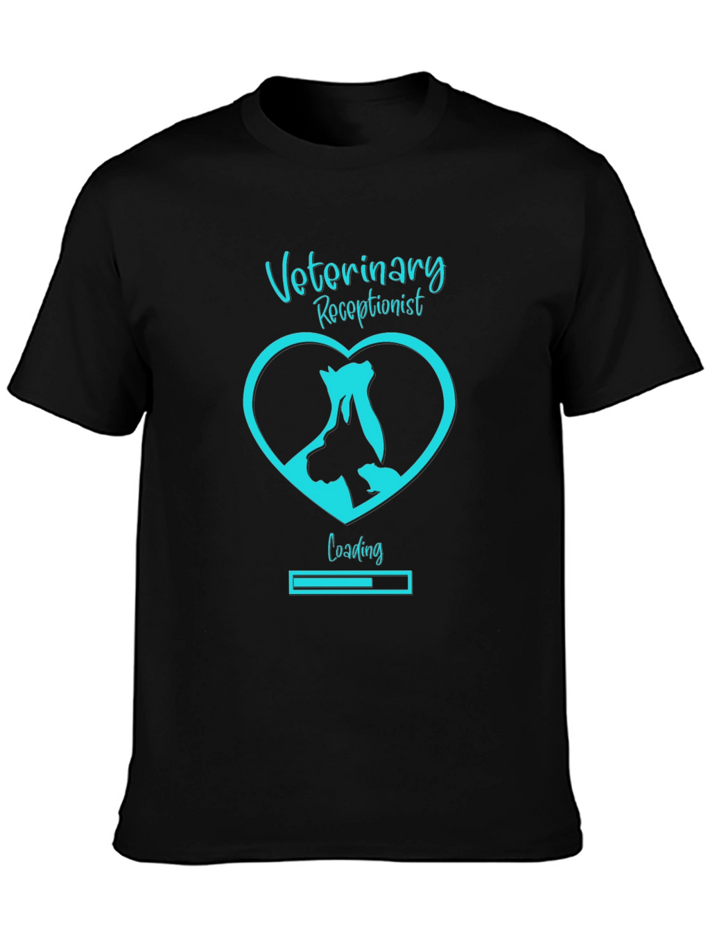 Veterinary Receptionist Loading T-Shirt