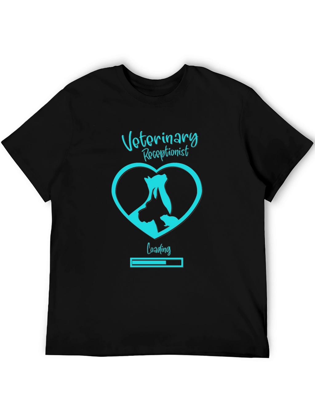 Veterinary Receptionist Loading T-Shirt