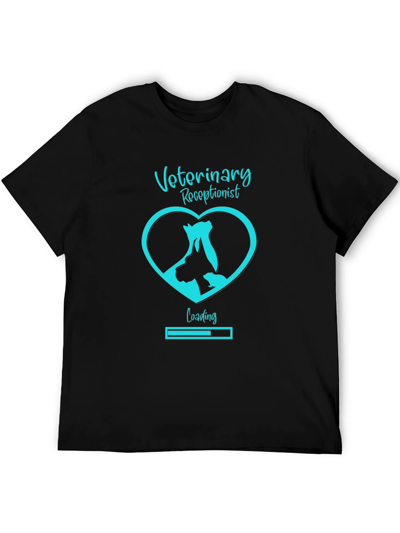 Veterinary Receptionist Loading T-Shirt