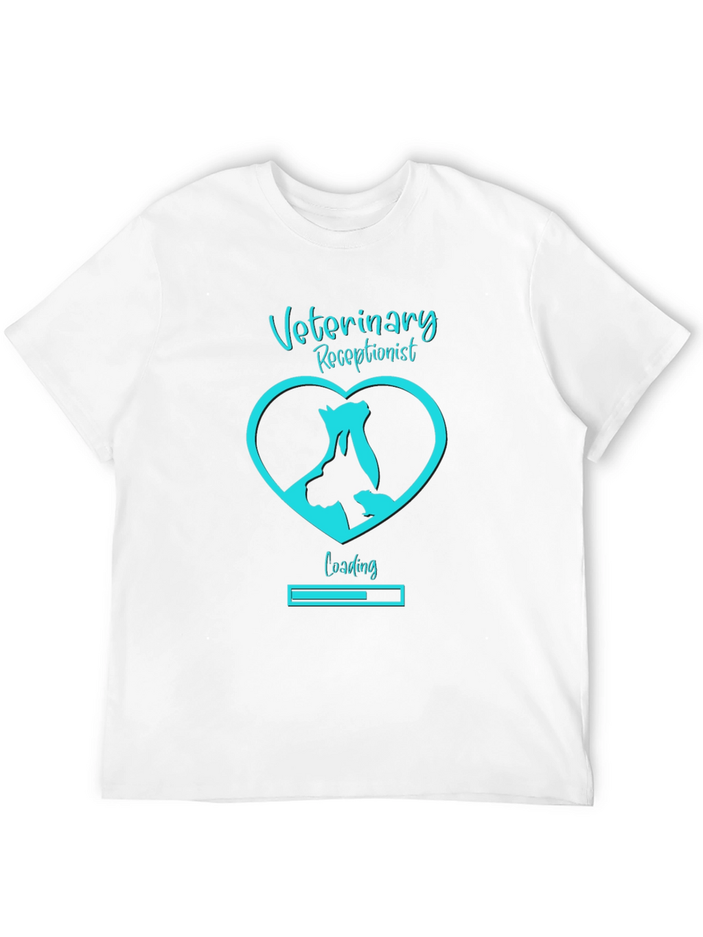 Veterinary Receptionist Loading T-Shirt