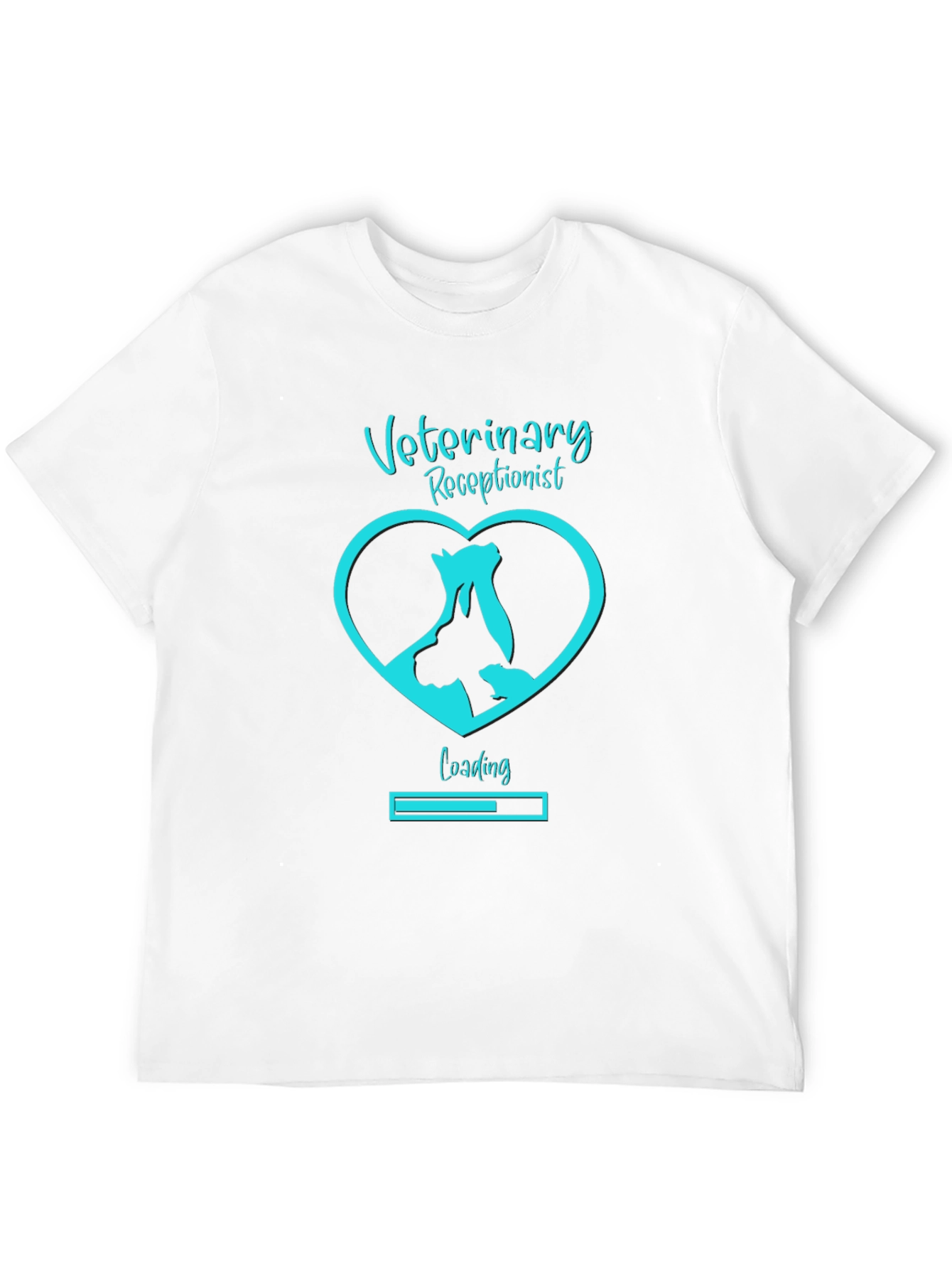 Veterinary Receptionist Loading T-Shirt