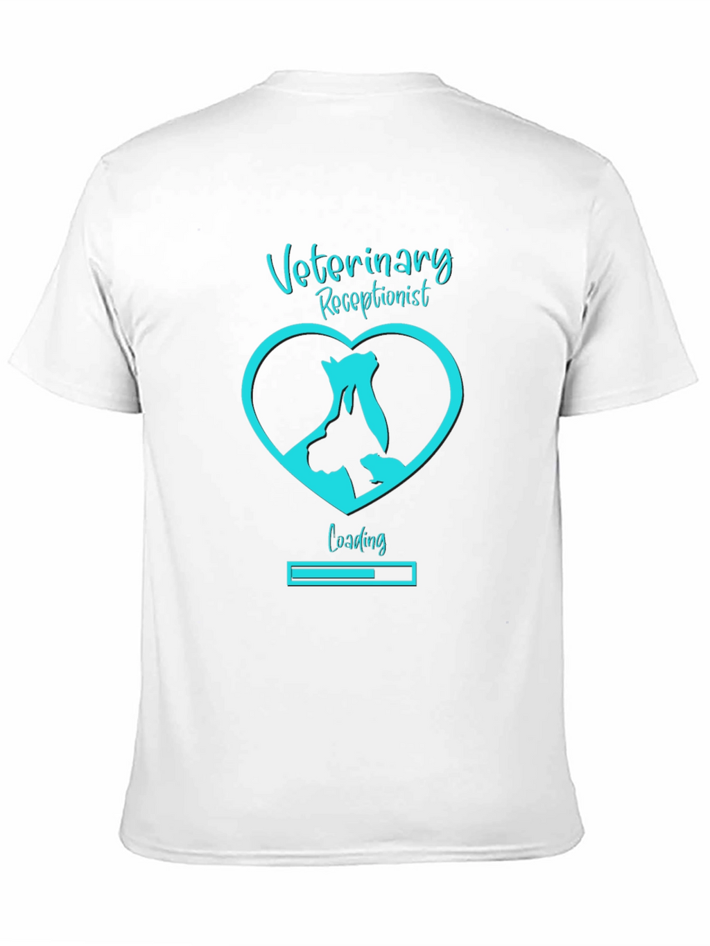 Veterinary Receptionist Loading T-Shirt