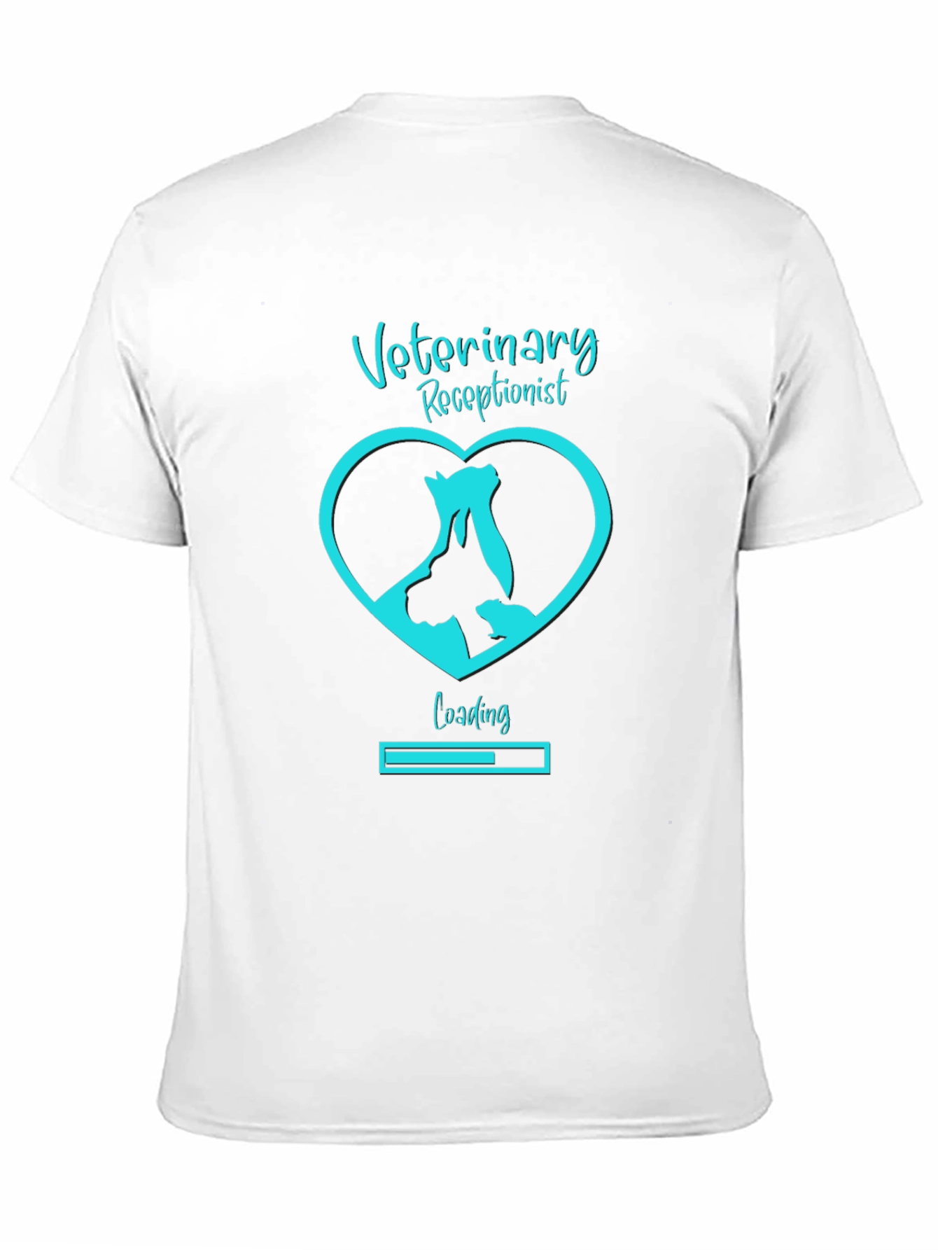 Veterinary Receptionist Loading T-Shirt