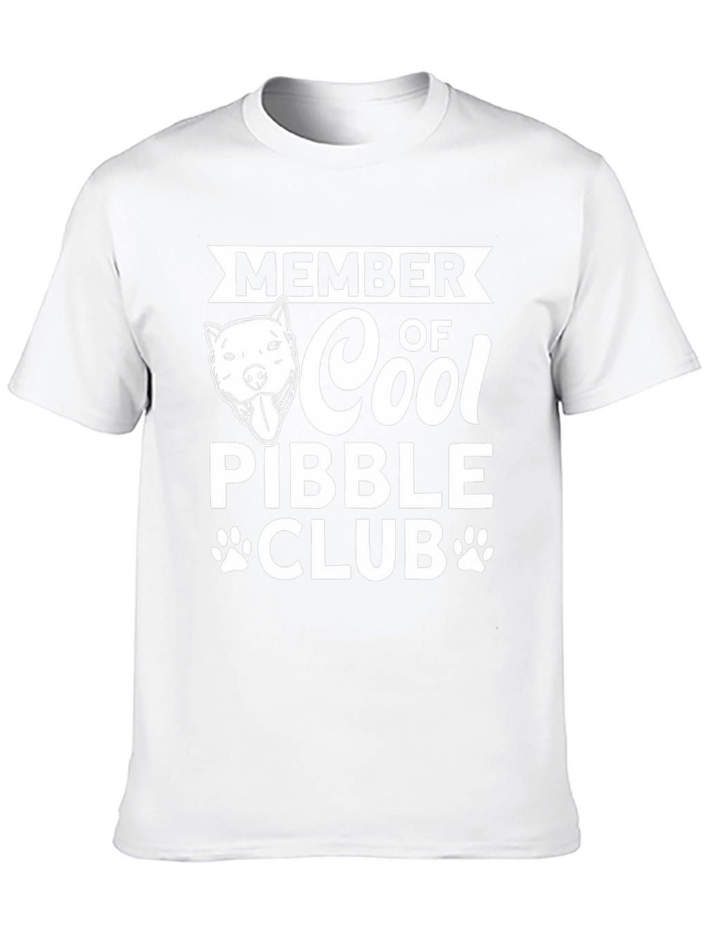Cool Pibble Club Black Graphic T-Shirt