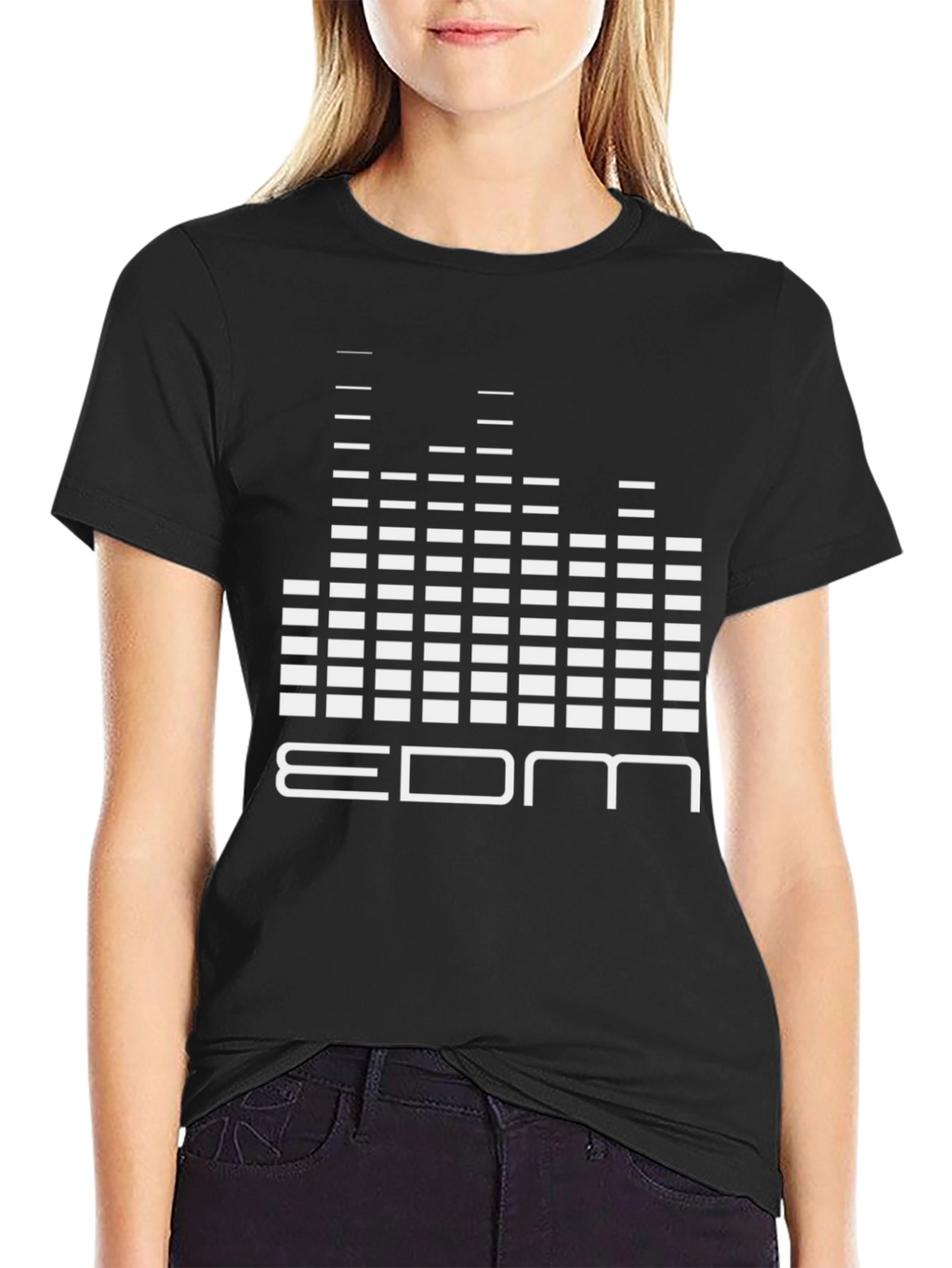EDM Music Black Graphic Tee