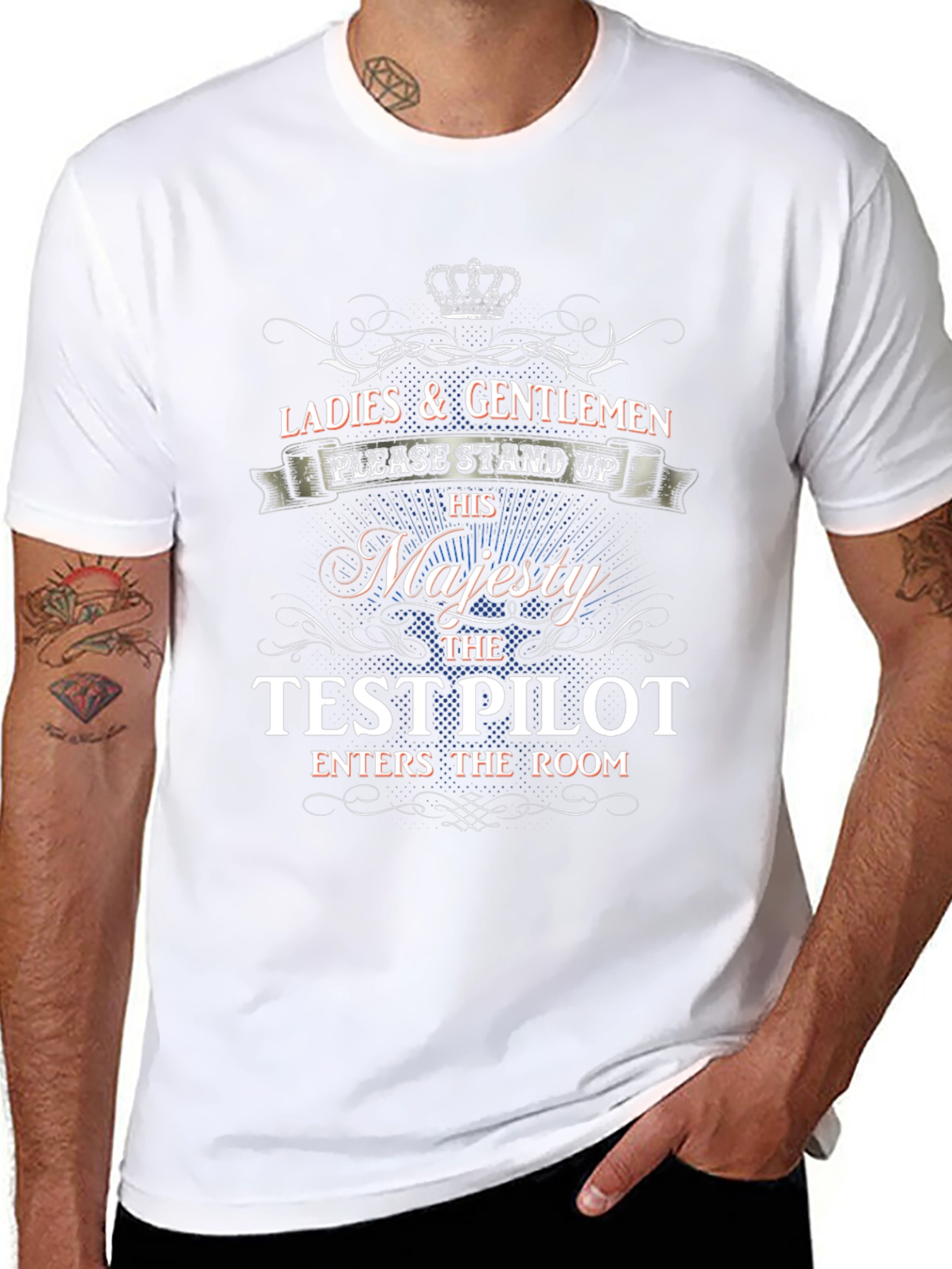 His Majesty The Test Pilot T-Shirt