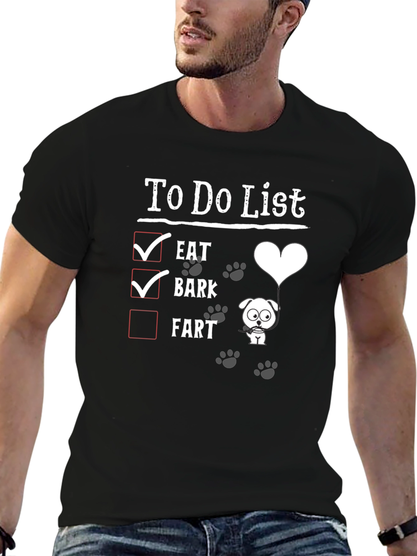 Dog To-Do List Graphic Tee