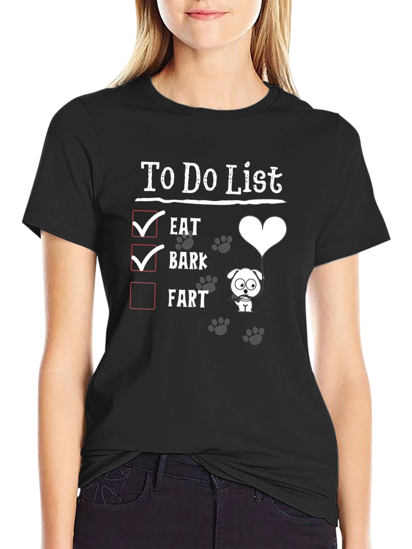 Dog To-Do List Graphic Tee
