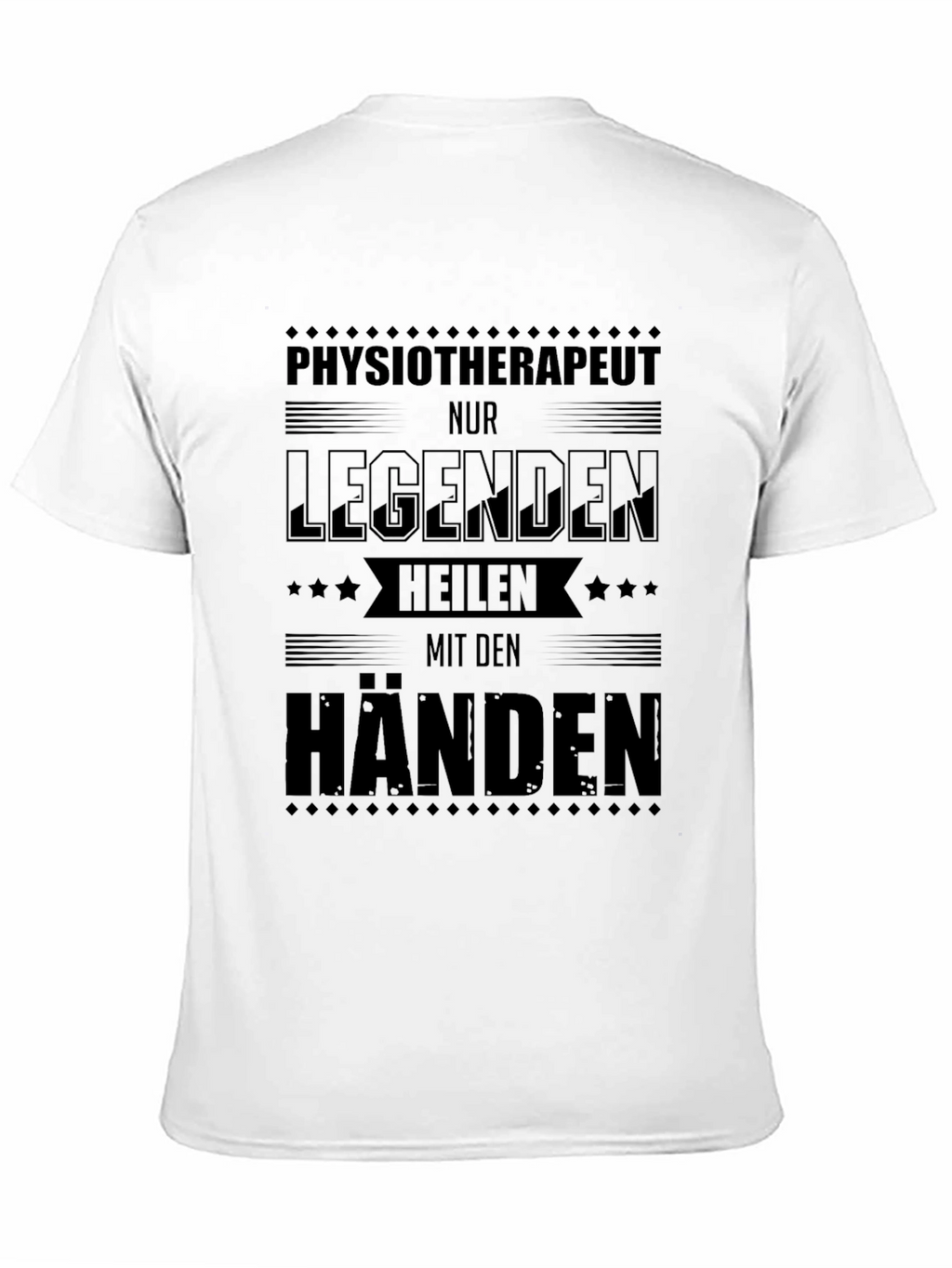 Physiotherapist Legends Black T-Shirt