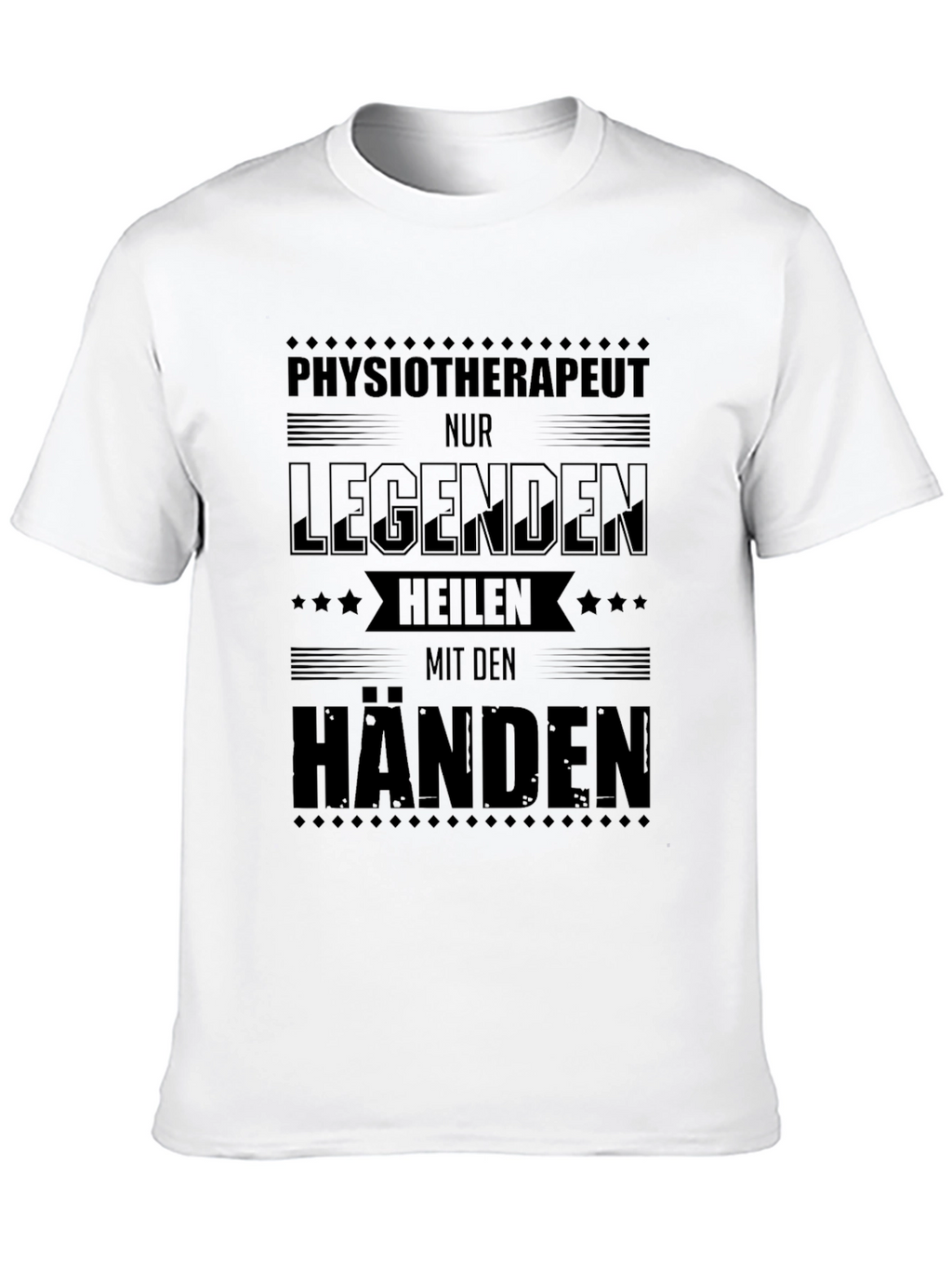 Physiotherapist Legends Black T-Shirt