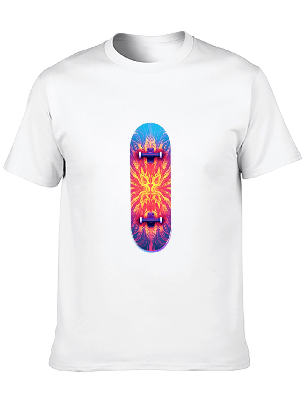 Skateboard Graphic T-Shirt - Black