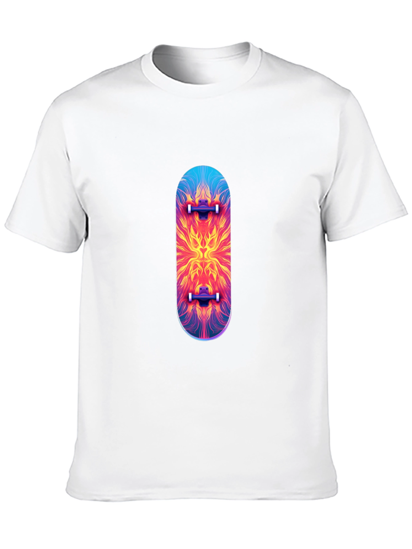 Skateboard Graphic T-Shirt - Black