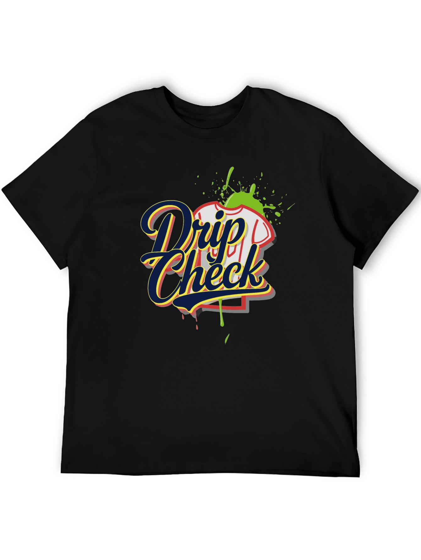 Drip Check Graphic Tee