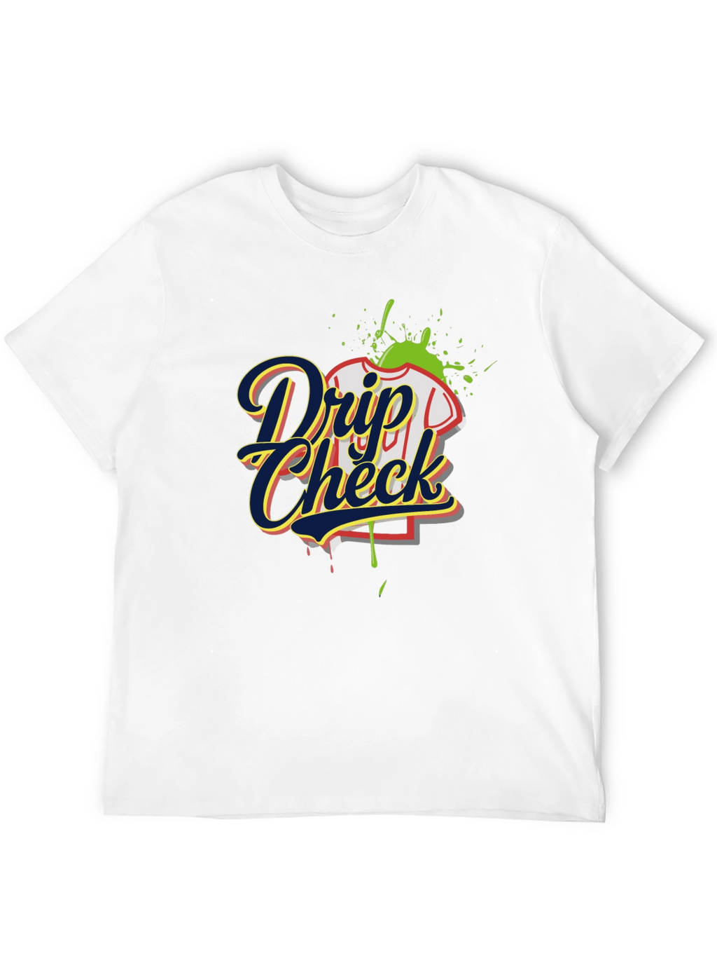 Drip Check Graphic Tee
